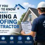 What You Need To Know About Hiring A Roofing Contractor